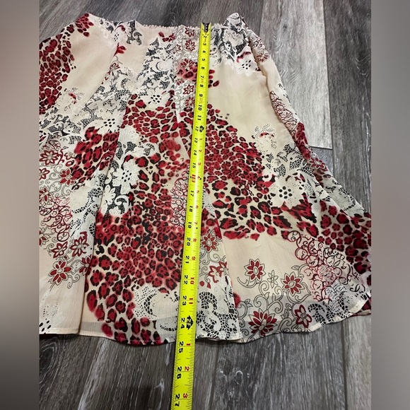 🛍️Polyester floral skirt with lining Size 14 - Picture 6 of 9